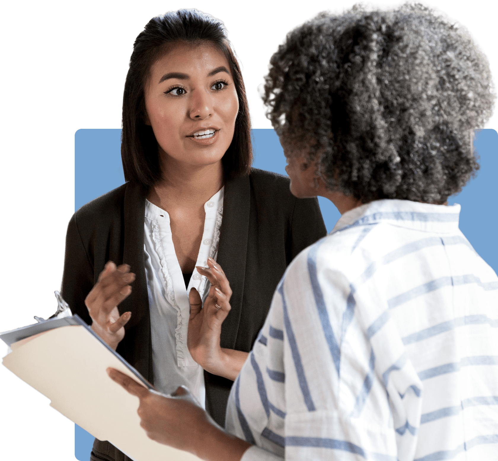 Women in discussion